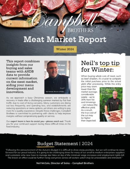 Meat market report cover